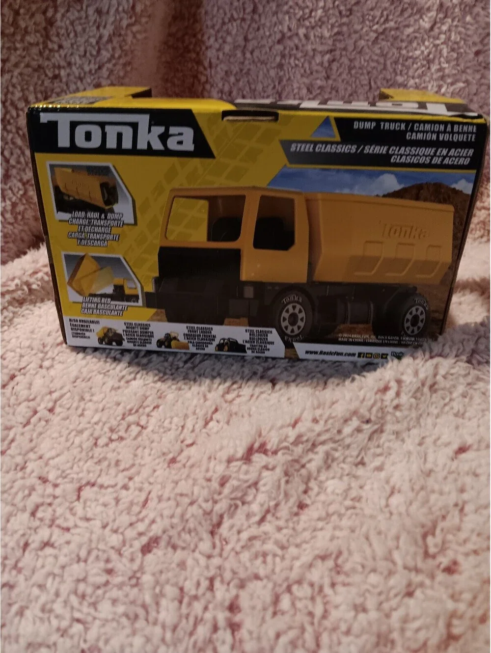 Tonka Steel Classics Yellow Dump Truck Toy for Ages 3+